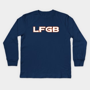 LFGB - Navy Kids Long Sleeve T-Shirt